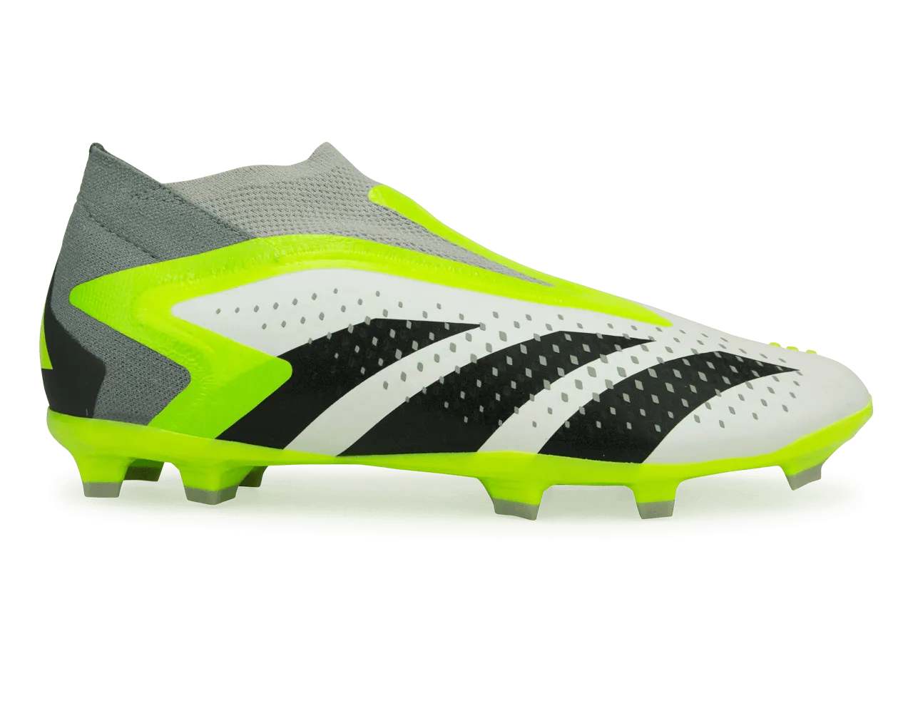 adidas Kids Predator Acccuracy  FG White/Lucid Lemon