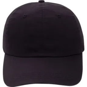 AHEAD Black Lightweight Cotton Solid Cap