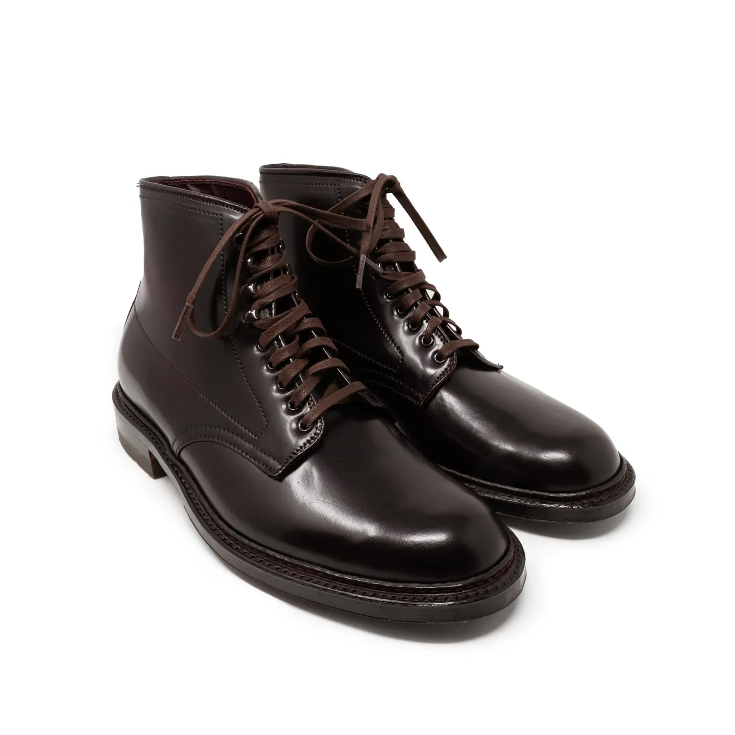 Alden x Snake Oil Provisions Wick Boot in Color 8 Shell Cordovan