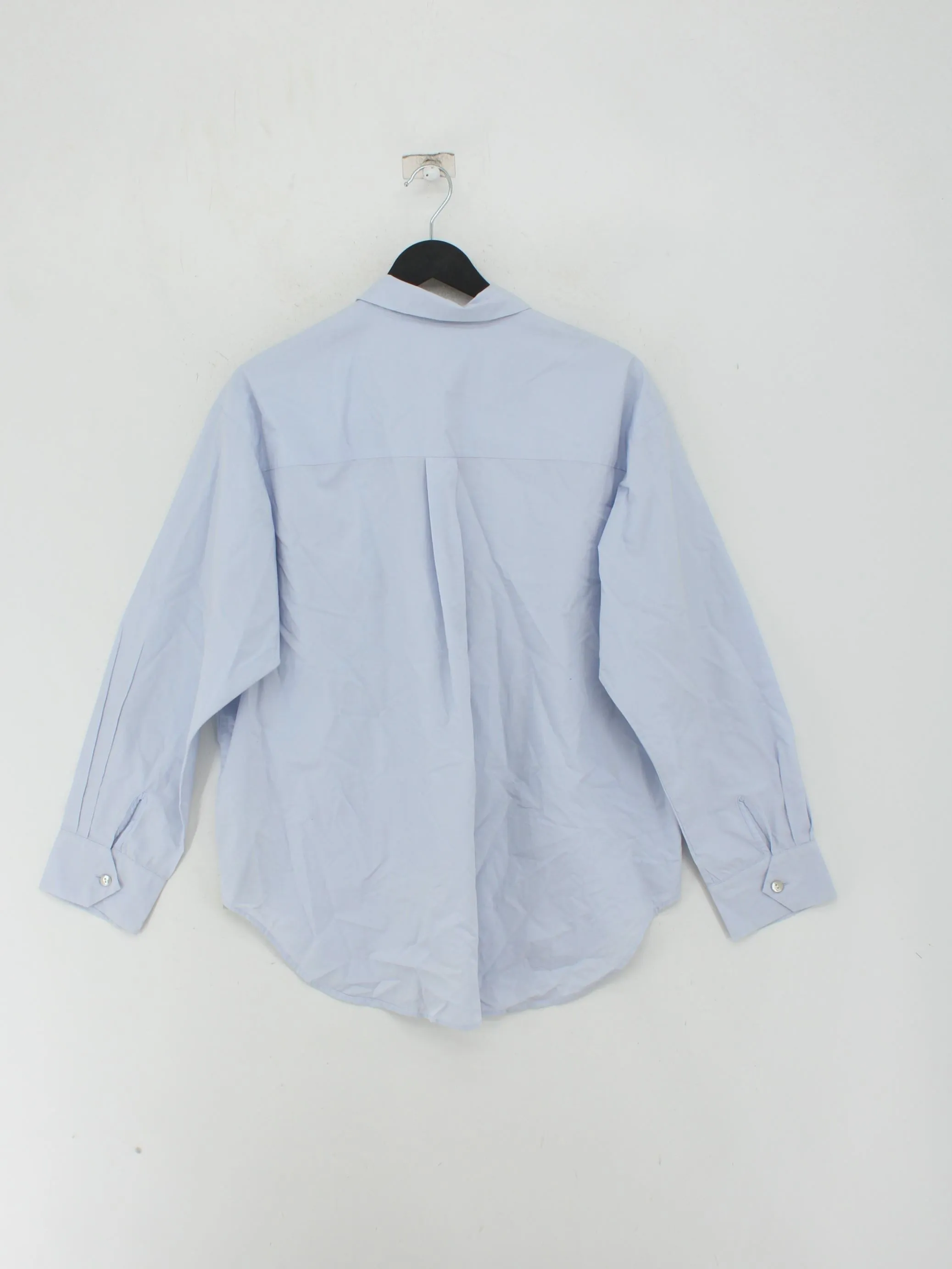 & Other Stories Men's Shirt S Blue 100% Cotton