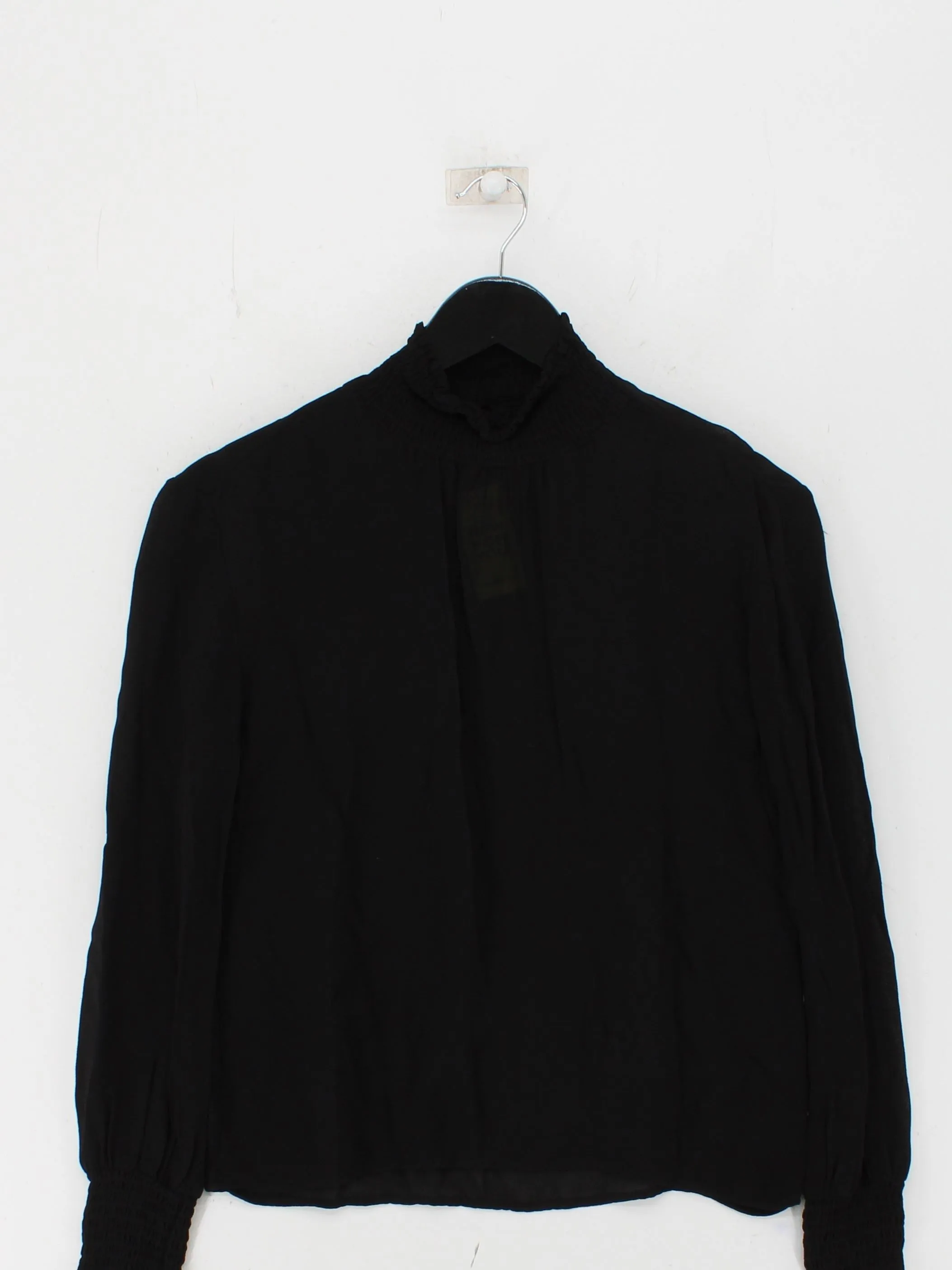 & Other Stories Women's Blouse UK 6 Black 100% Other