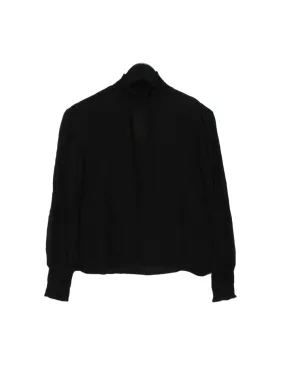 & Other Stories Women's Blouse UK 6 Black 100% Other