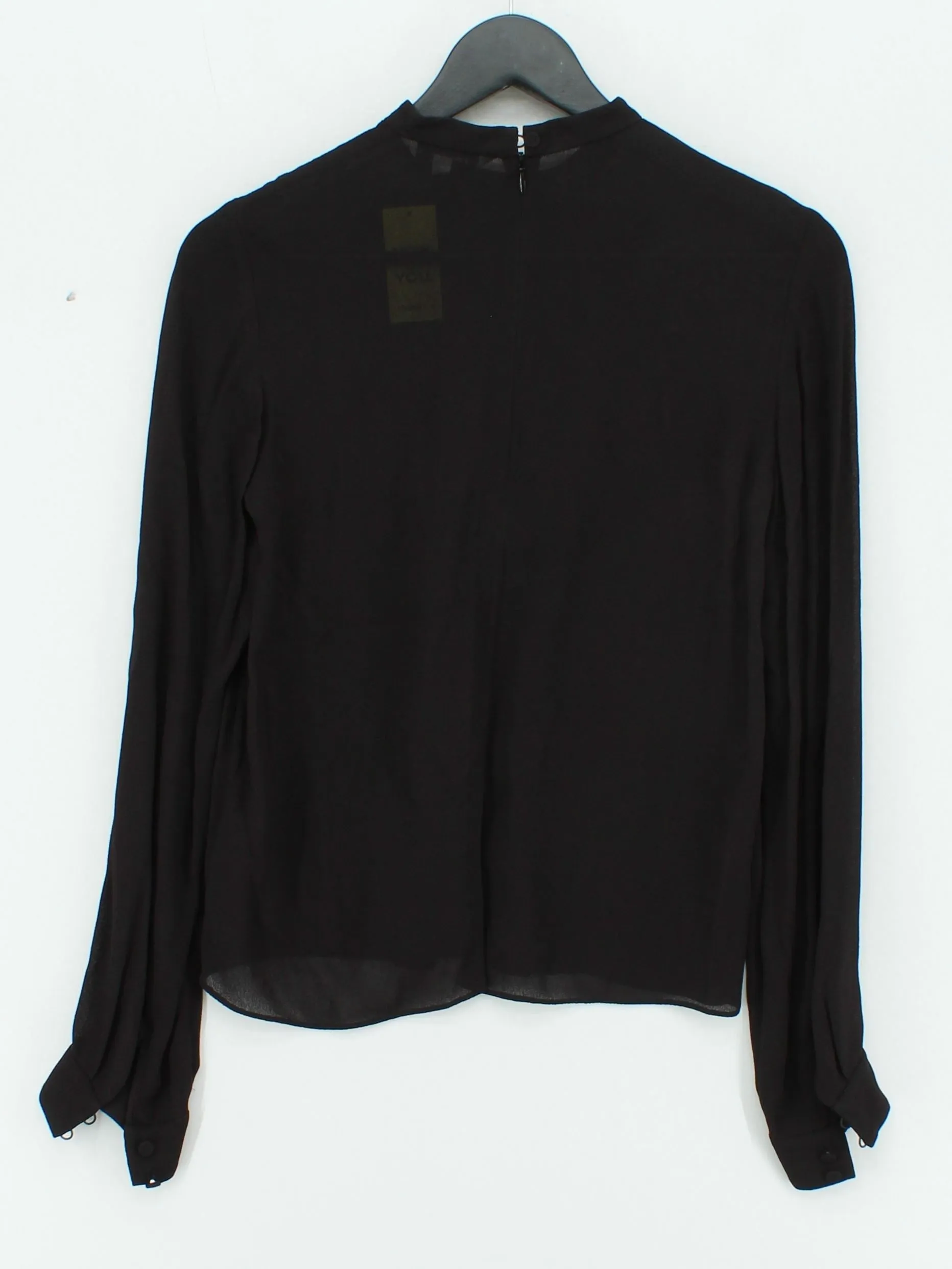 & Other Stories Women's Blouse UK 6 Black 100% Viscose