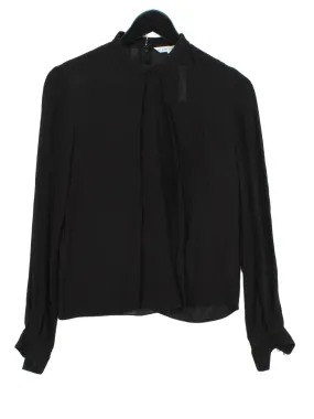 & Other Stories Women's Blouse UK 6 Black 100% Viscose