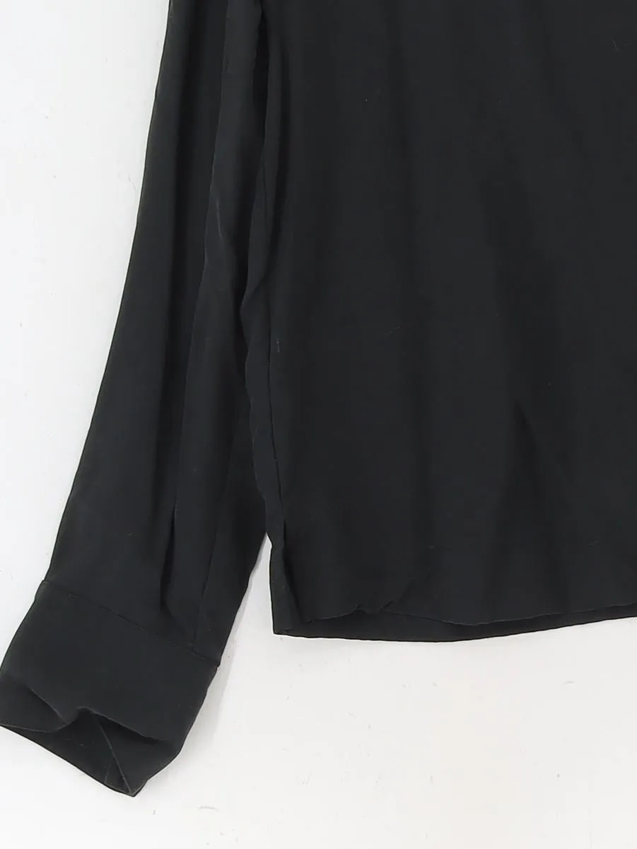 & Other Stories Women's Blouse UK 6 Black Other with Viscose