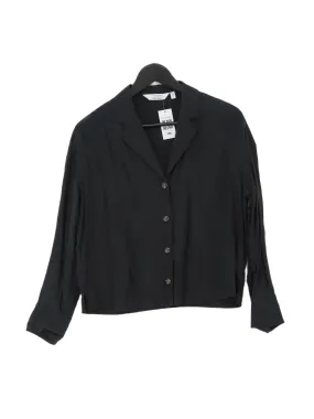 & Other Stories Women's Blouse UK 6 Black Other with Viscose