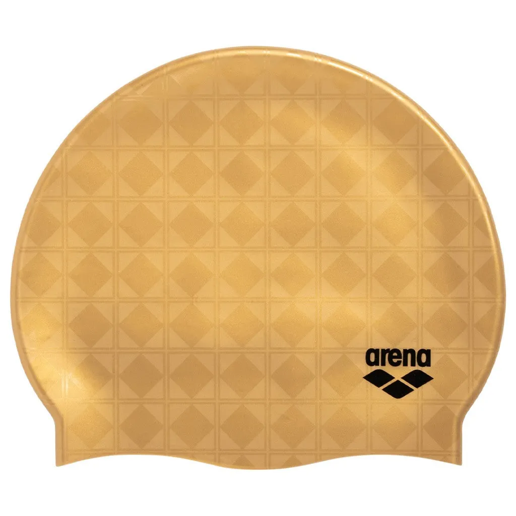 Arena 50th Anniversary Icons Team Stripe Swim Cap | Gold