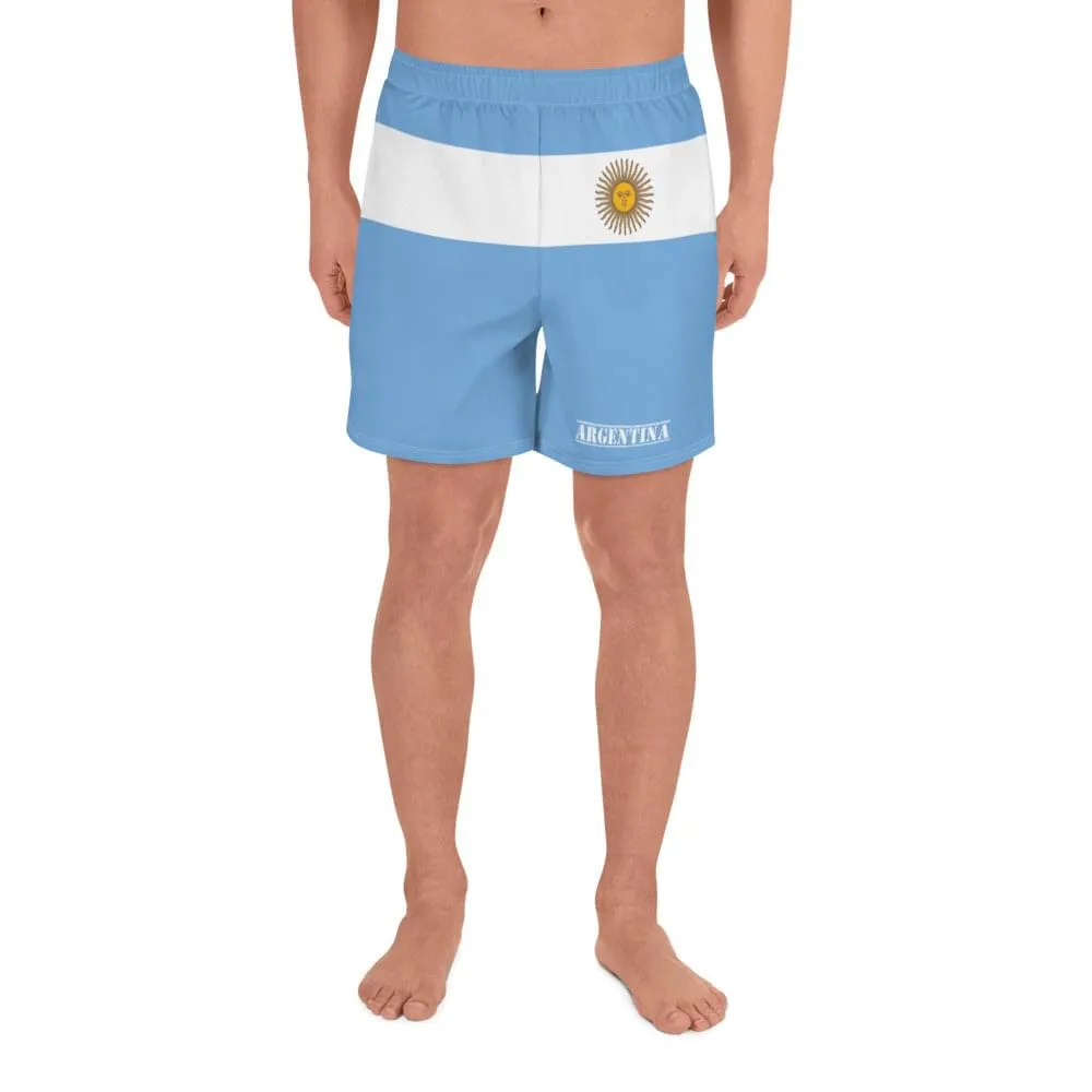 Argentina Shorts For Men / Argentinian Clothing Style / Recycled Polyester