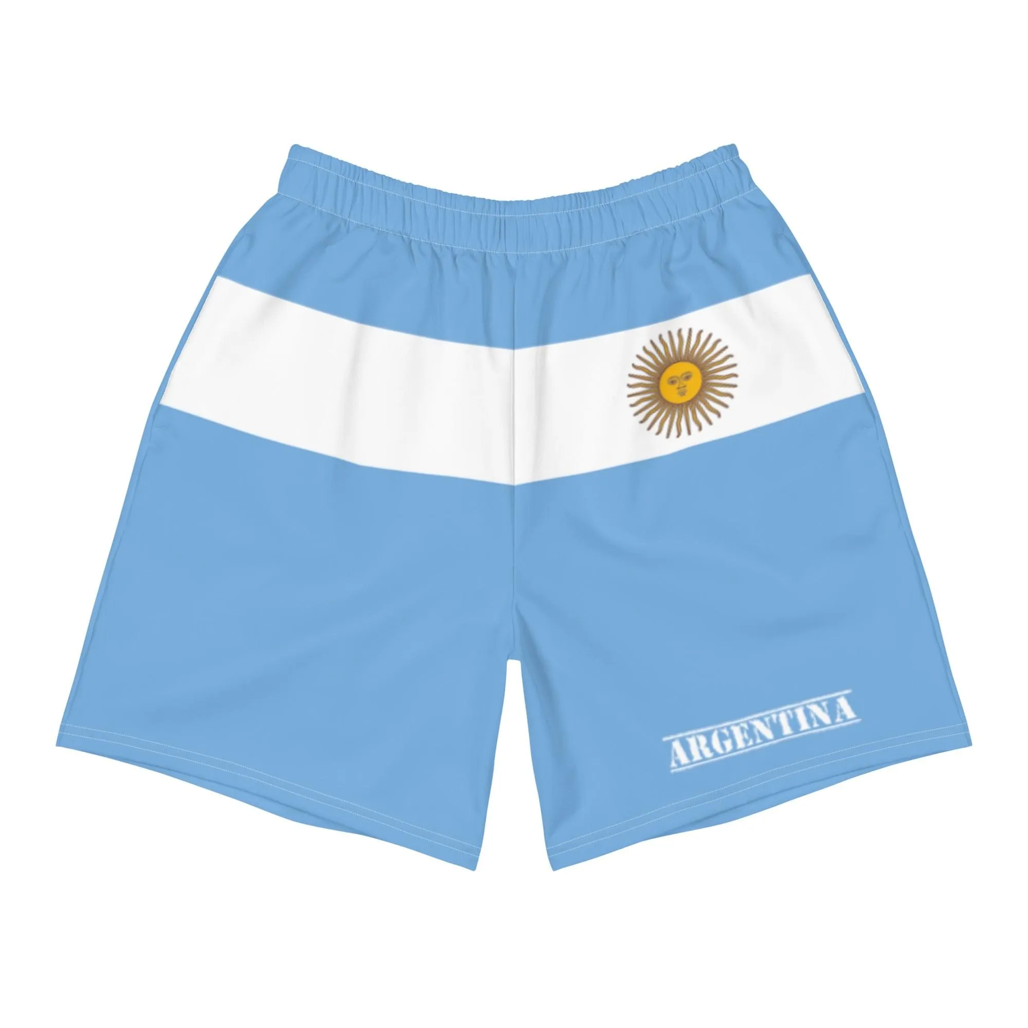 Argentina Shorts For Men / Argentinian Clothing Style / Recycled Polyester