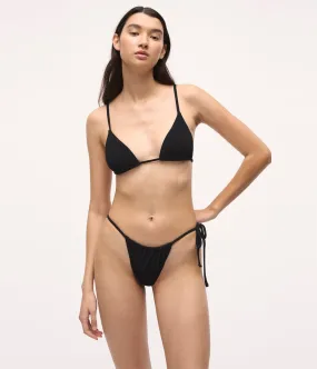 AVA STRING BIKINI BOTTOM- BLACK