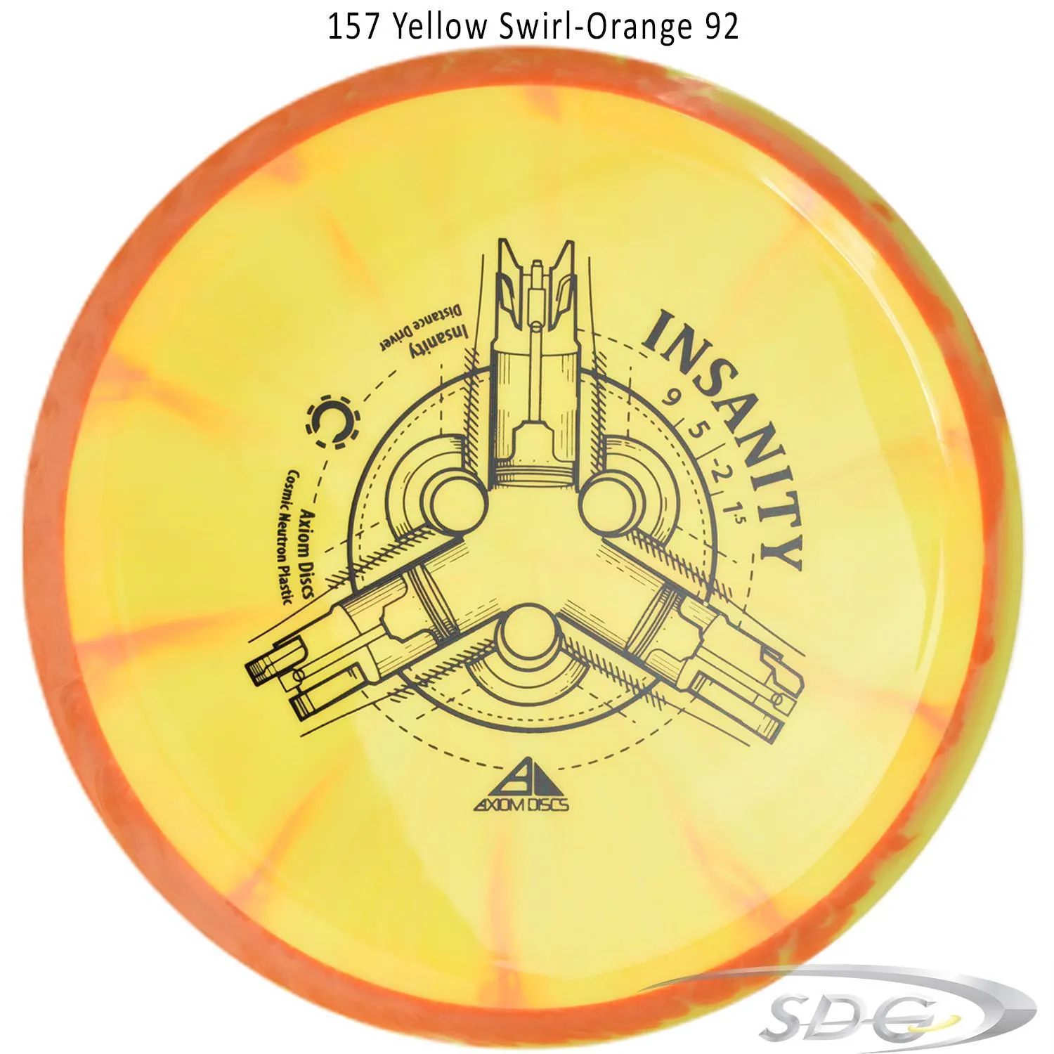 Axiom Cosmic Neutron Insanity Disc Golf Distance Driver