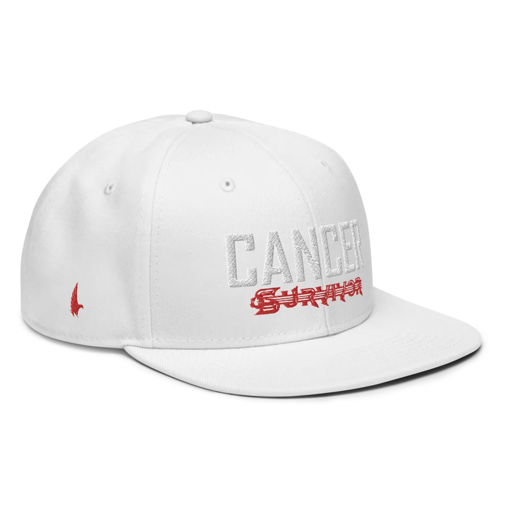 Cancer Survivor Tattoo Snapback Hat