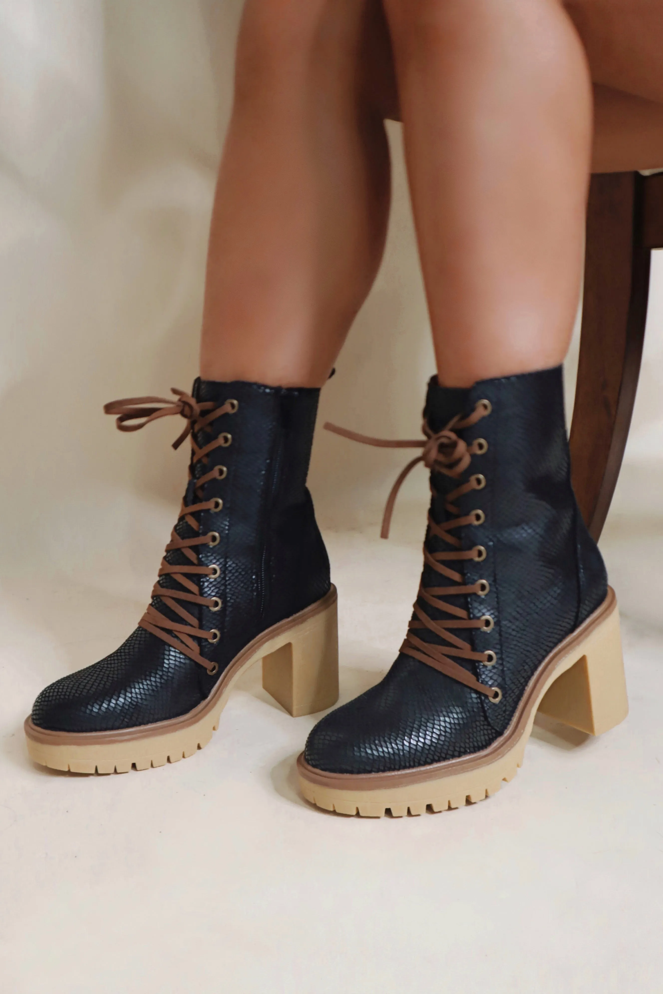 Chelsea Lace-Up Bootie