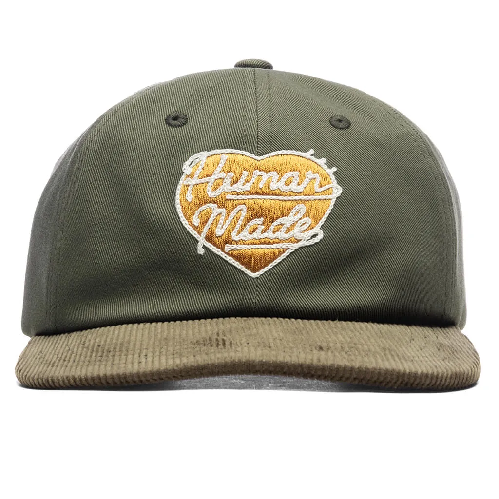 Corduroy Cap - Olive Drab