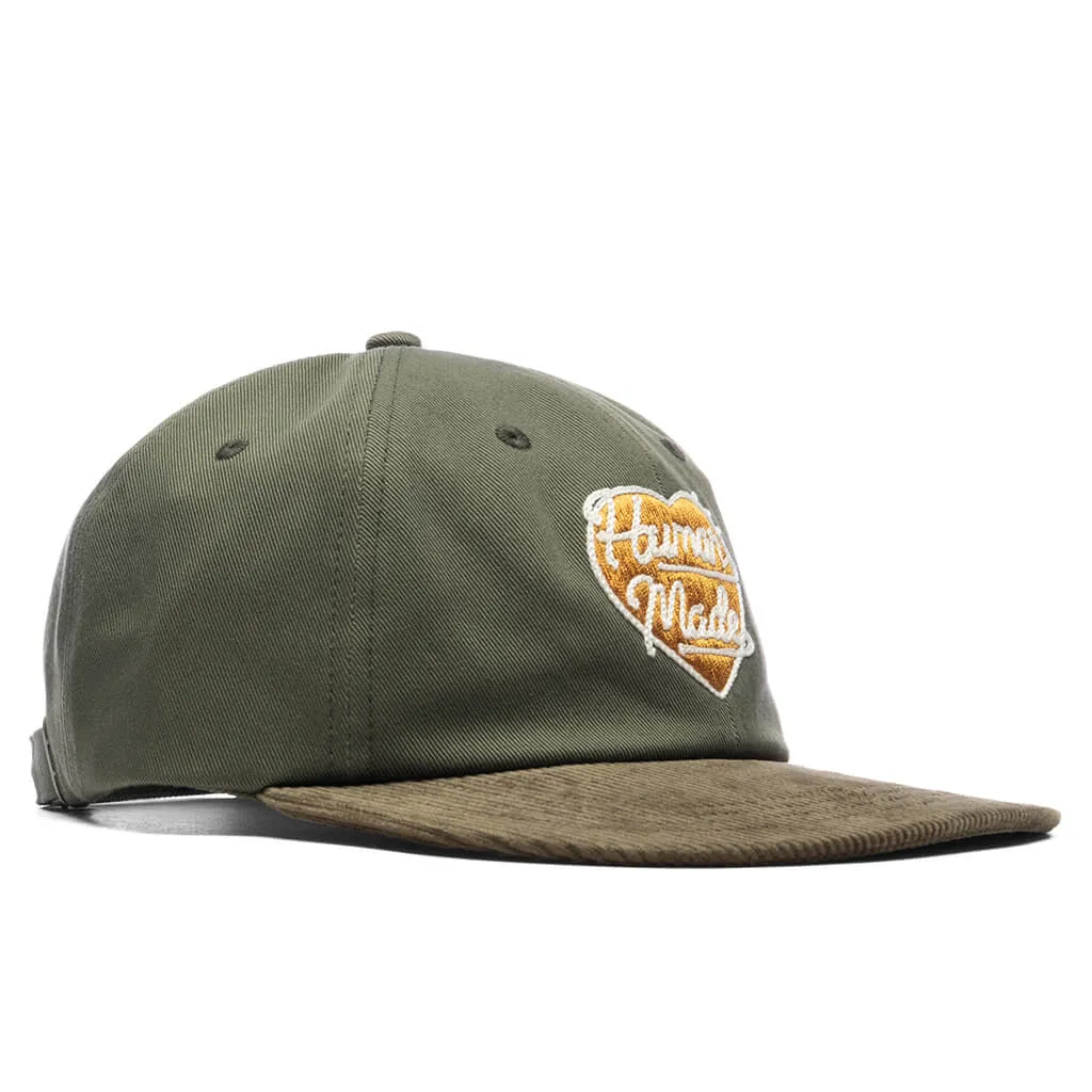 Corduroy Cap - Olive Drab