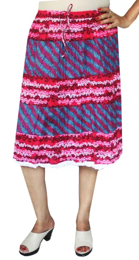 Cotton Printed Skirt Womens Indian Clothing