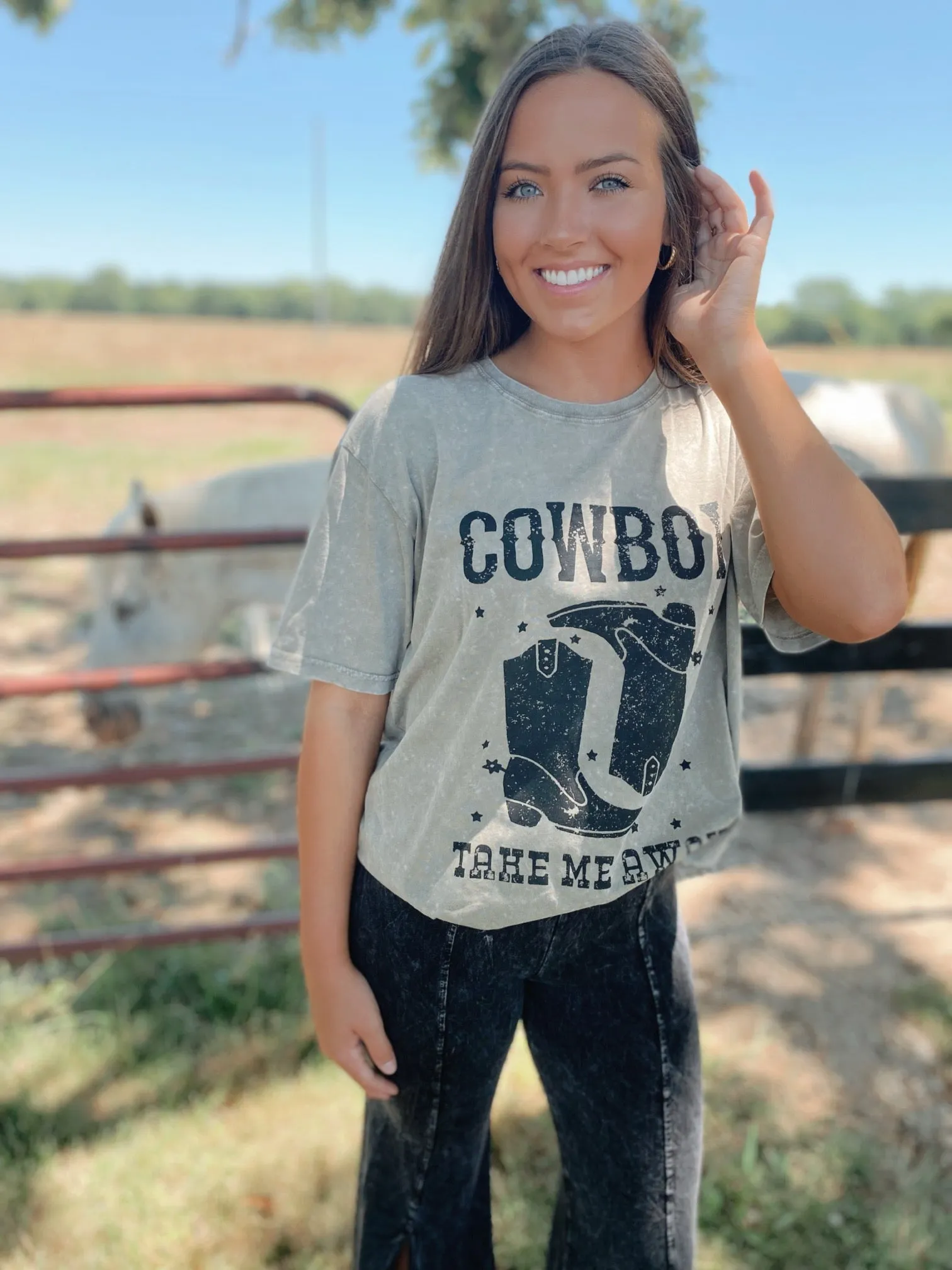 Cowboy Take Me Away Graphic Tee