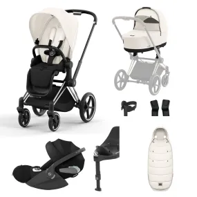 Cybex Priam Cloud T i-Size Bundles - Off White (2023)