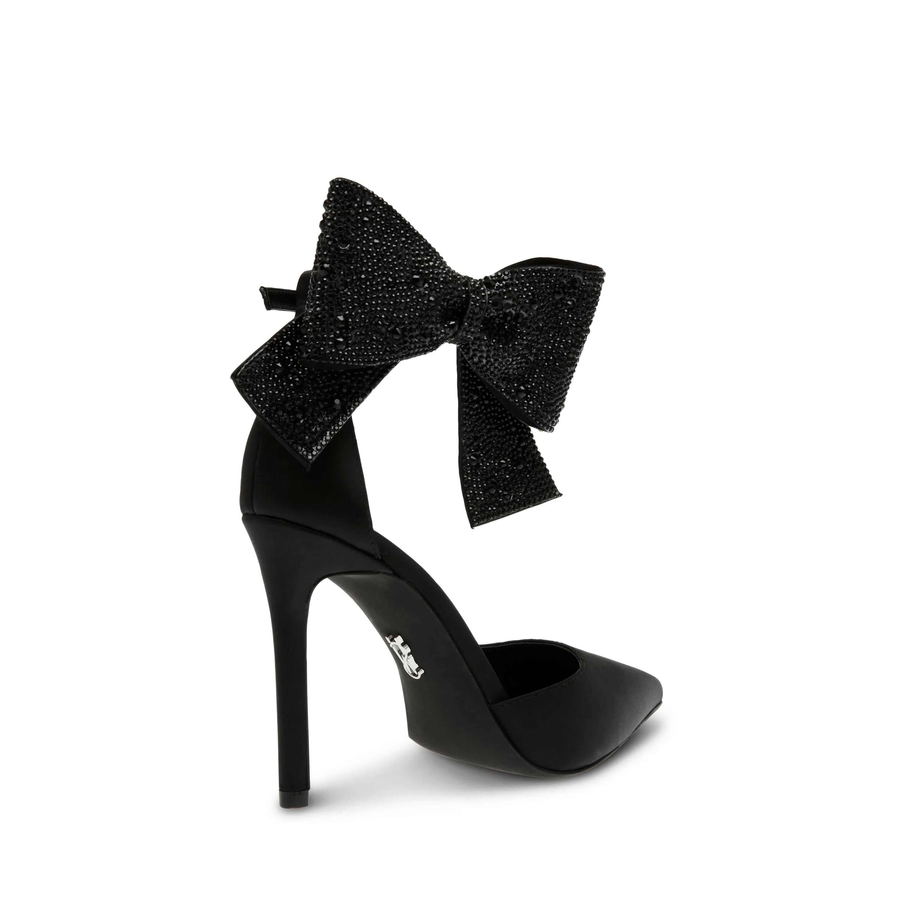 Deville Sandal BLACK SATIN