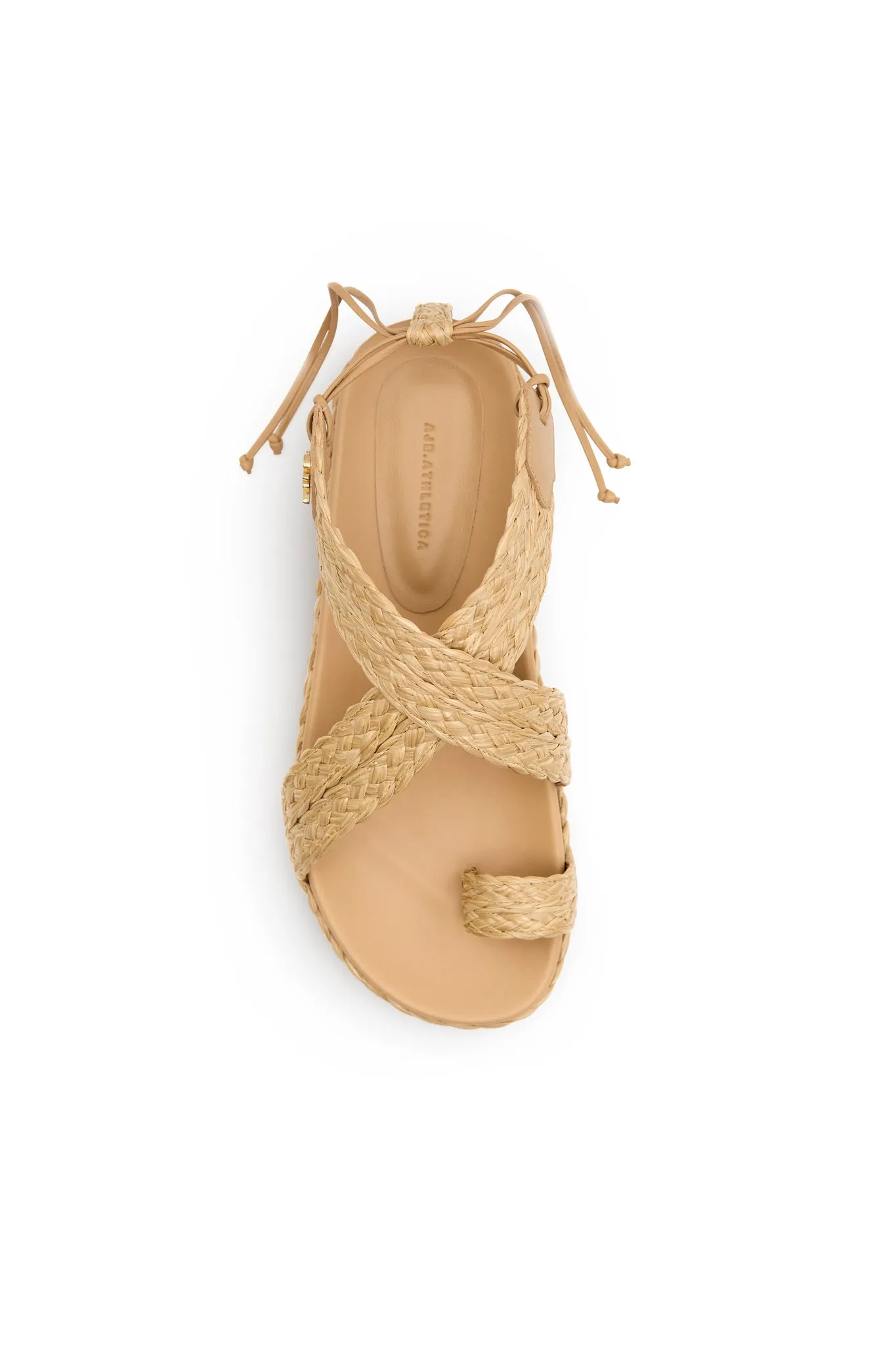 Evie Raffia Platform Sandal