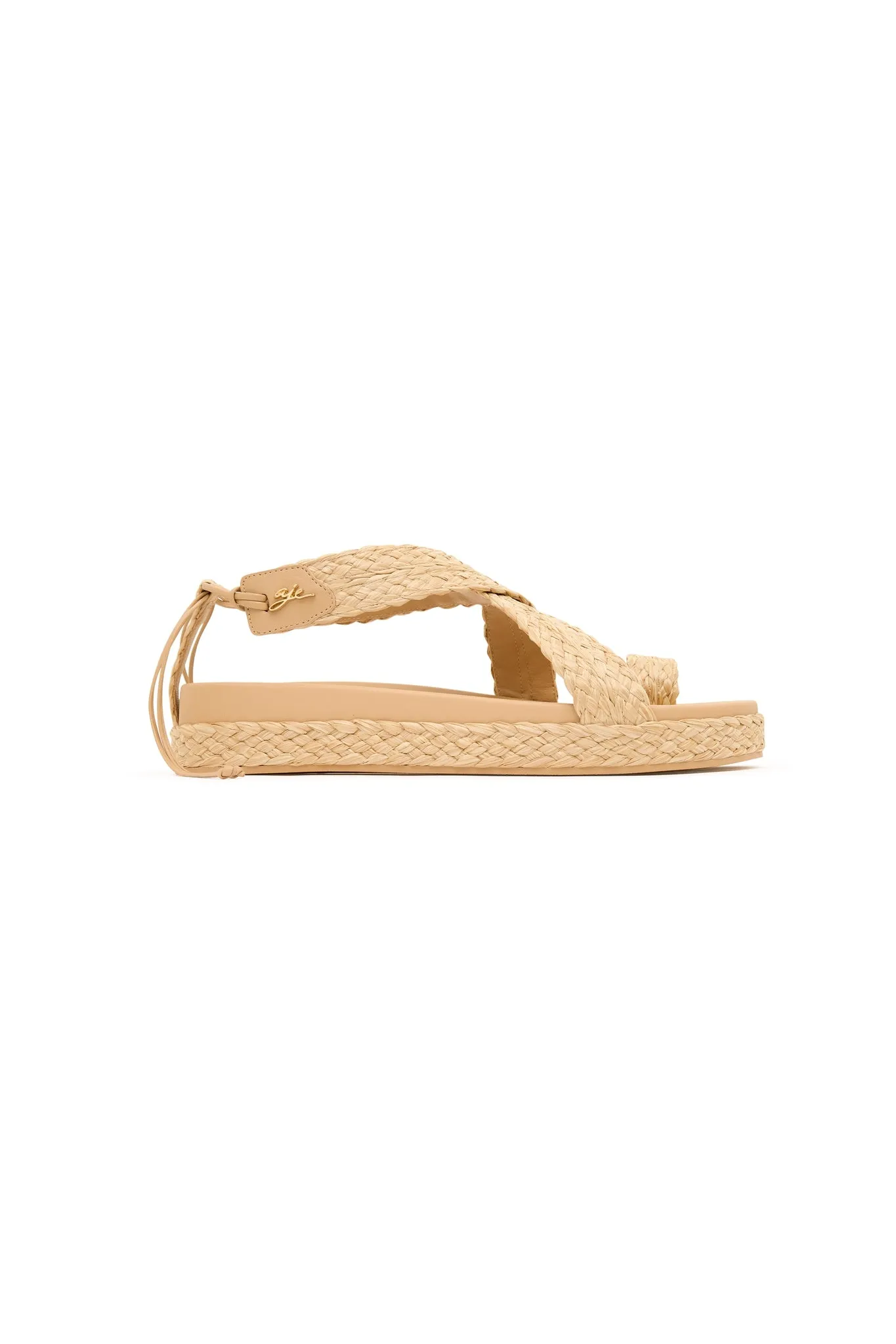 Evie Raffia Platform Sandal