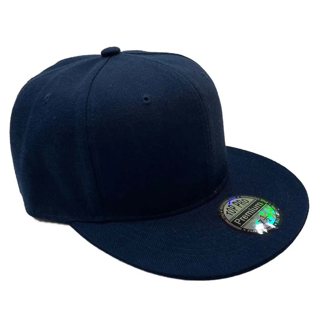 Flat Bill Plain Hat