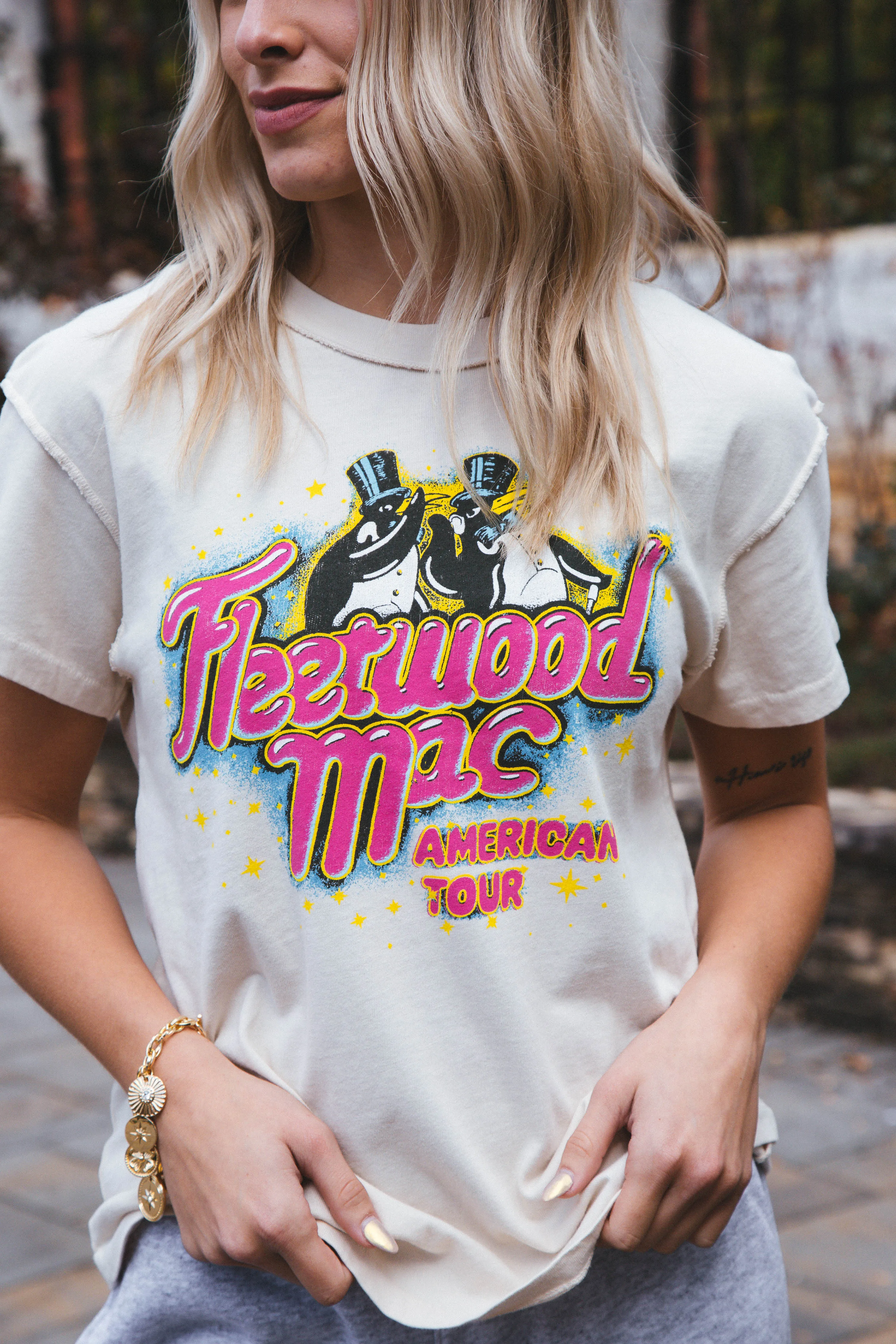 Fleetwood Mac American Tour Tee, Dirty White | DayDreamer