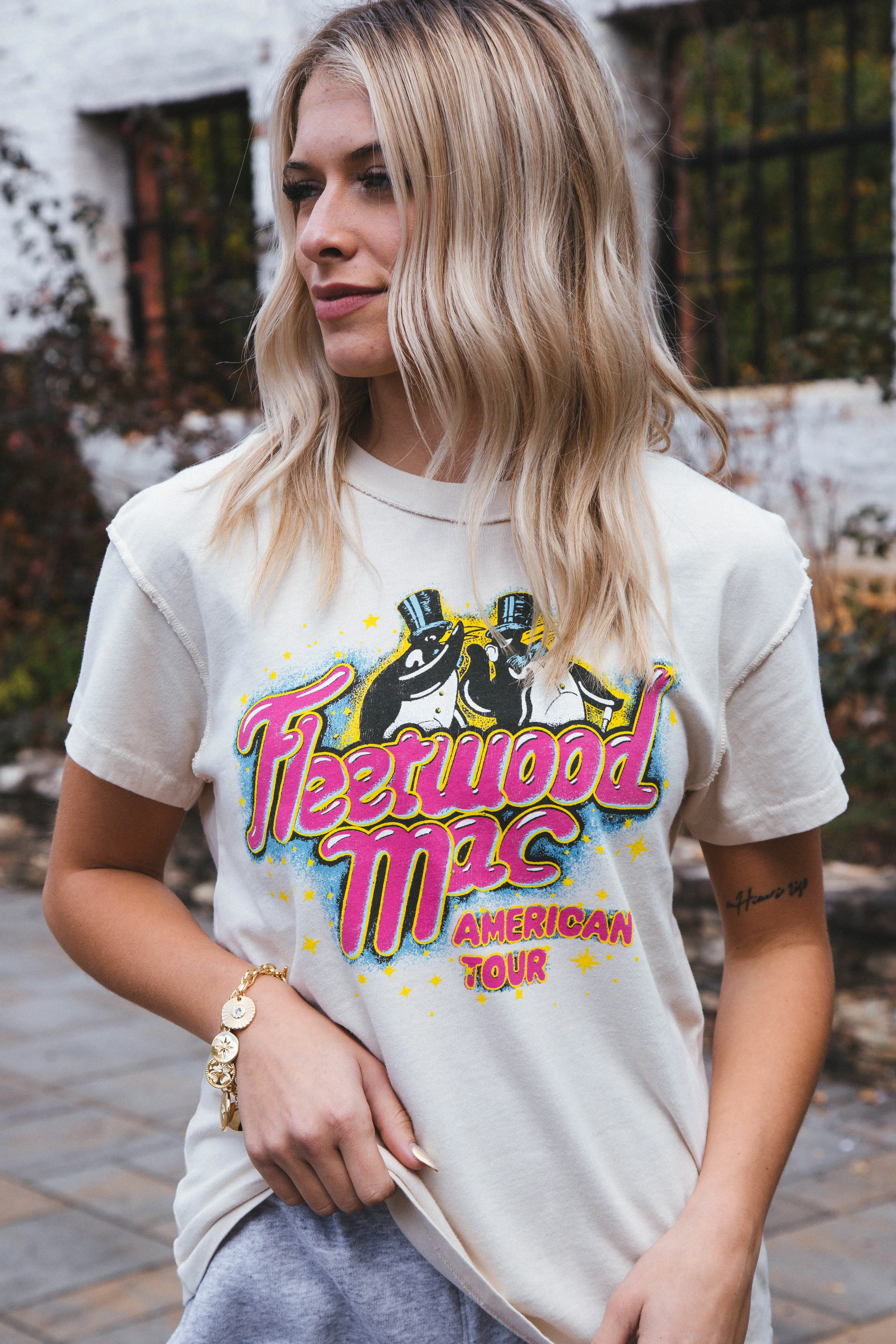 Fleetwood Mac American Tour Tee, Dirty White | DayDreamer