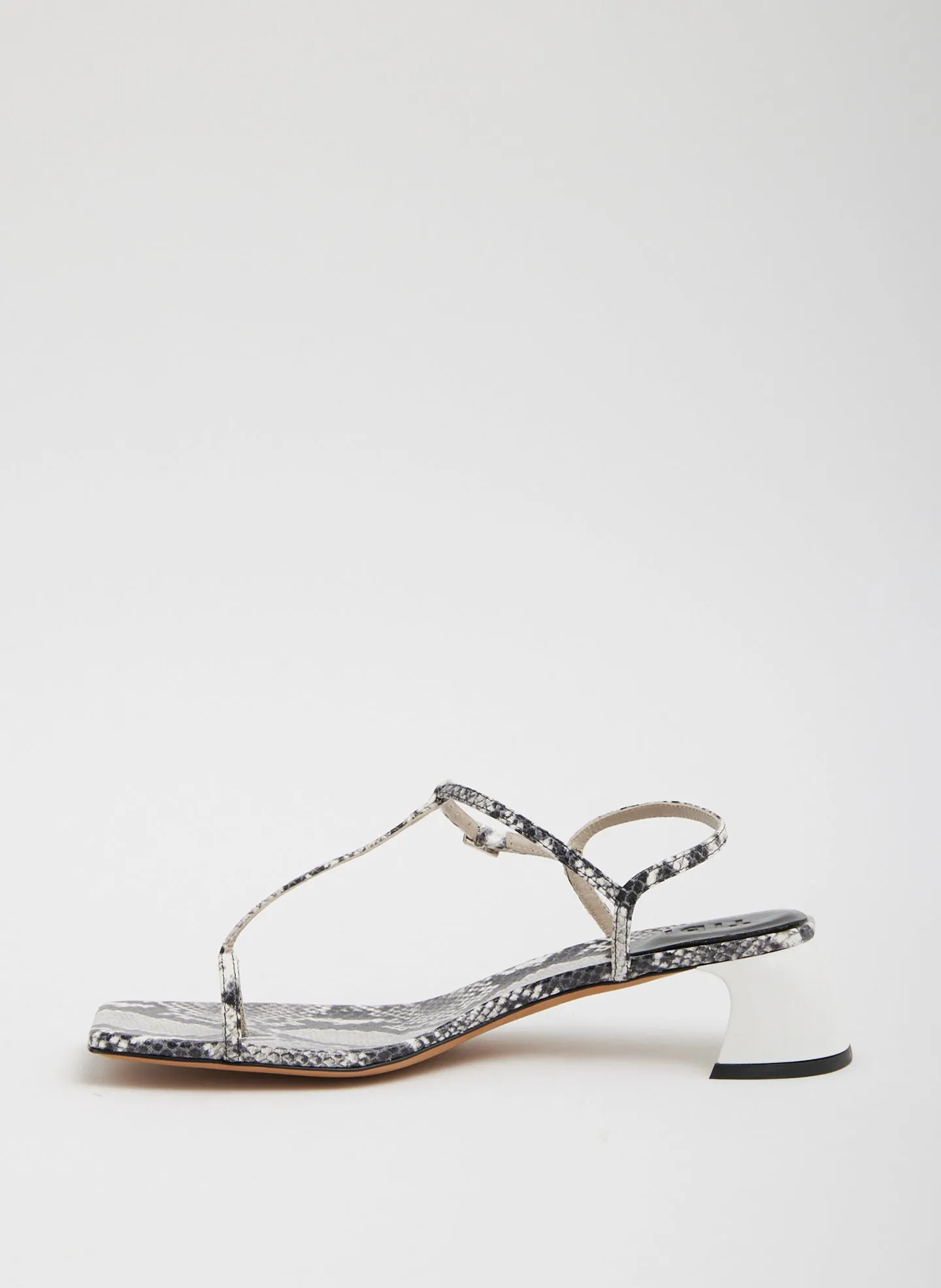 Georgia Embossed Snake Sandal