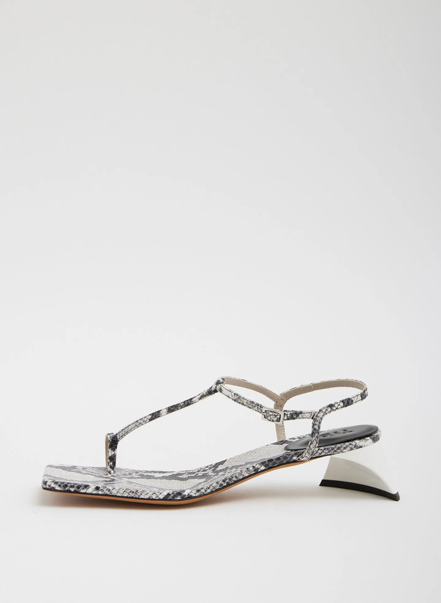 Georgia Embossed Snake Sandal