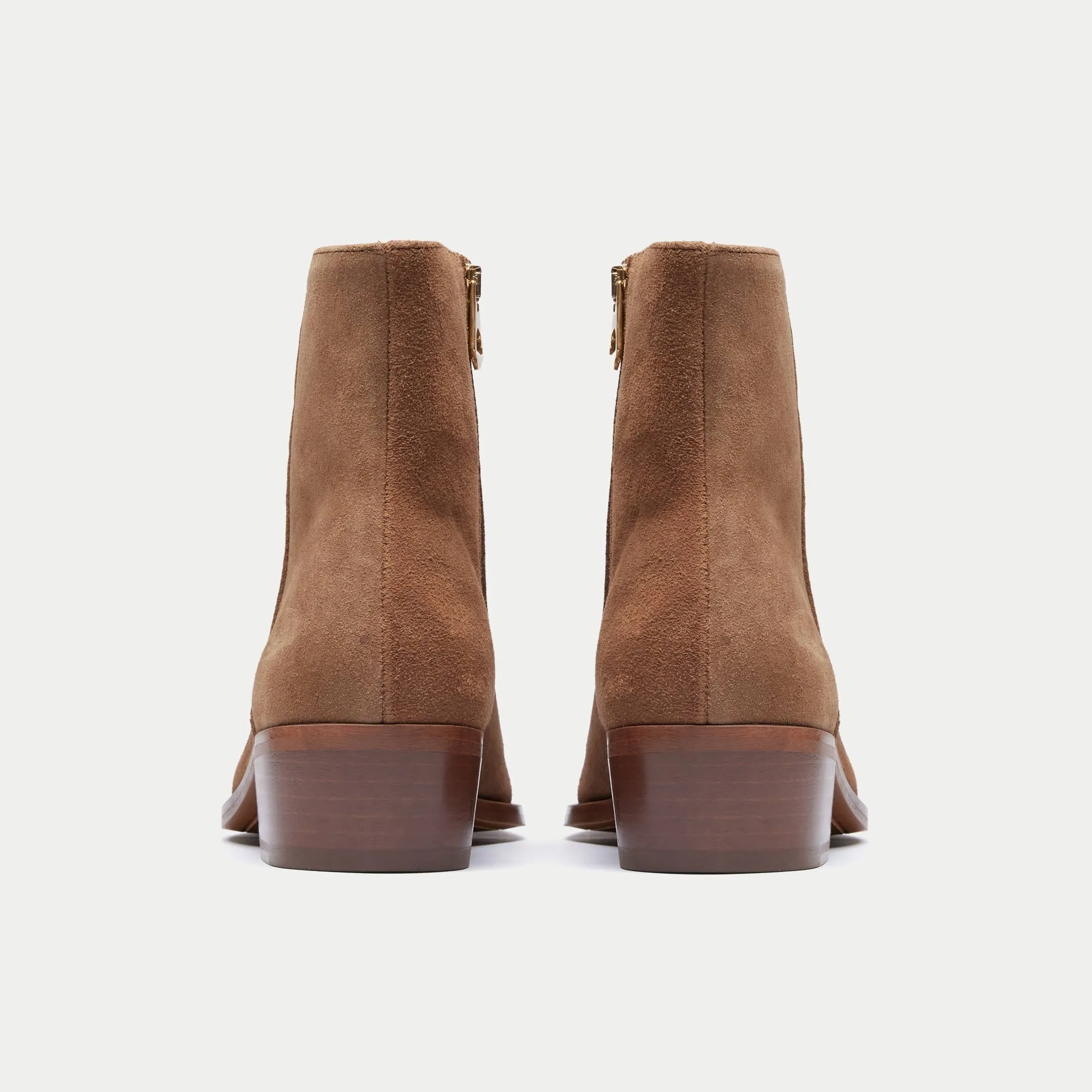 Hoxton Zip Up Cuban Heel Boot