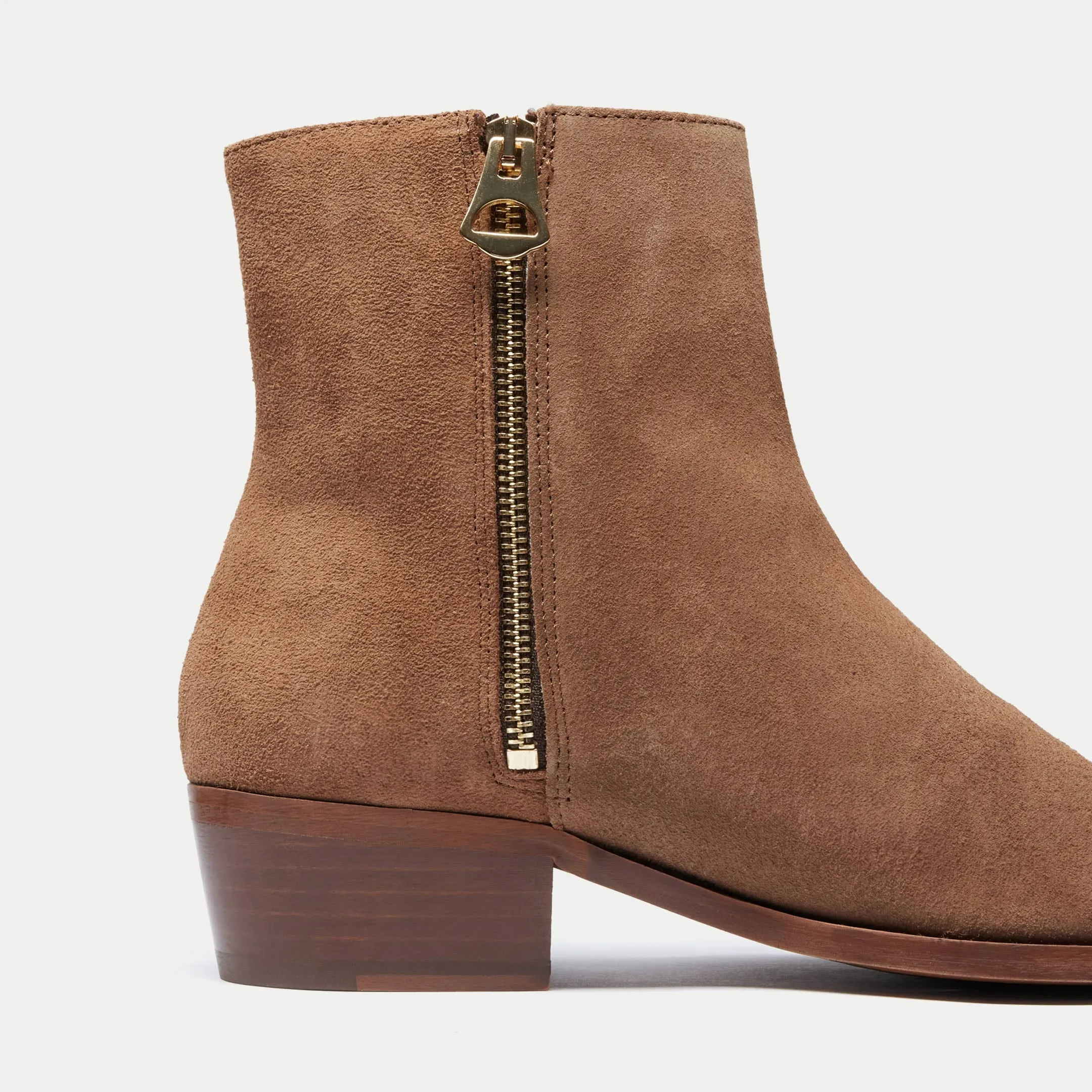 Hoxton Zip Up Cuban Heel Boot