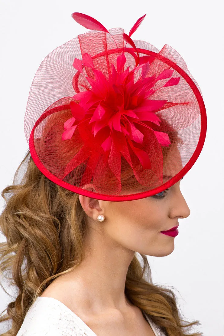 Isla Fascinator - Red