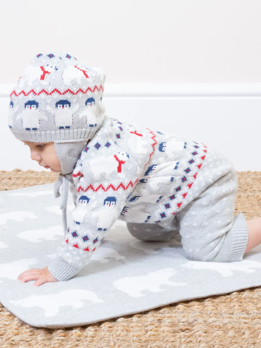 Kite Polar Pals Knit Romper