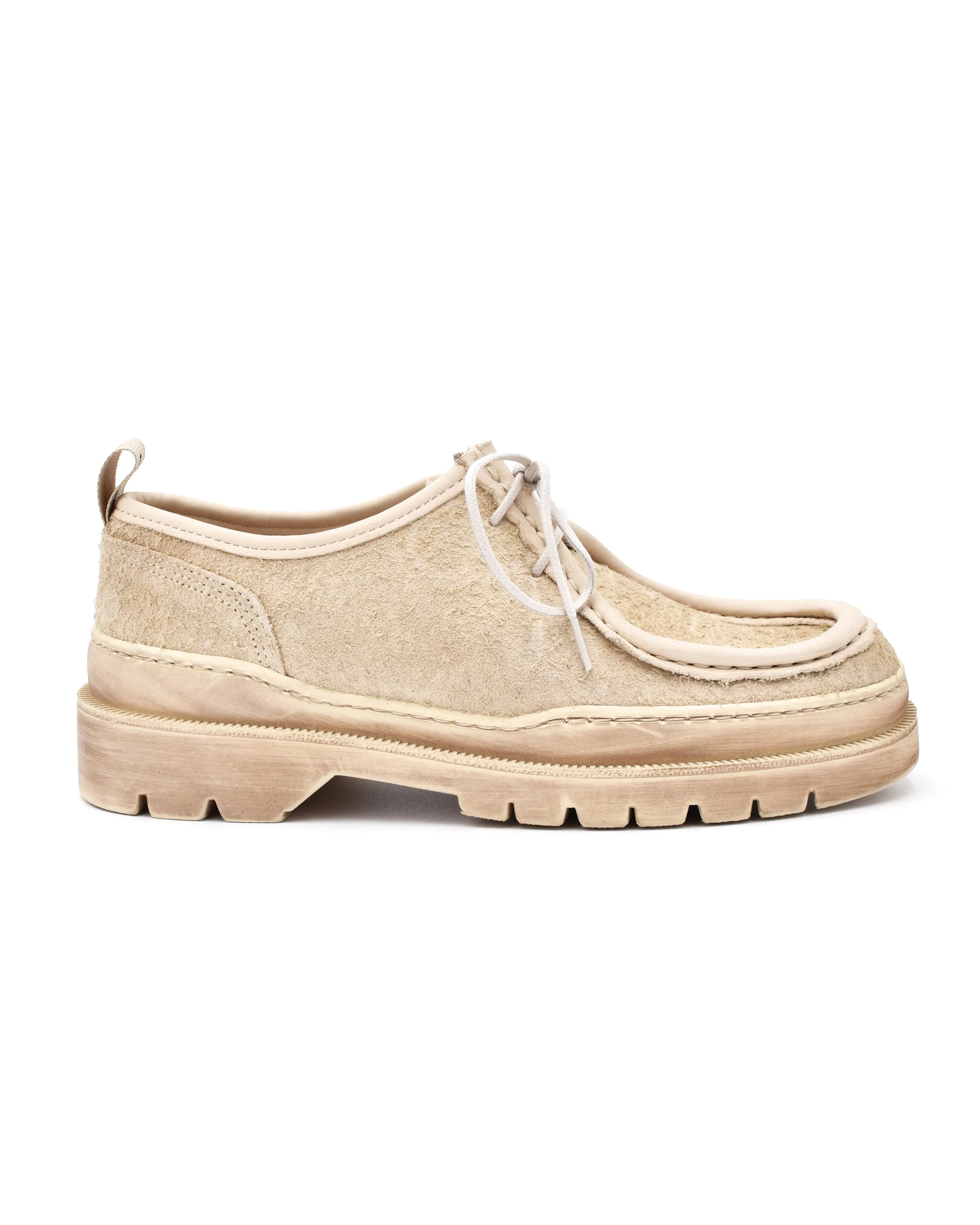 Kleman Dirty Beige Hairy Suede Major Tyrolean Shoe