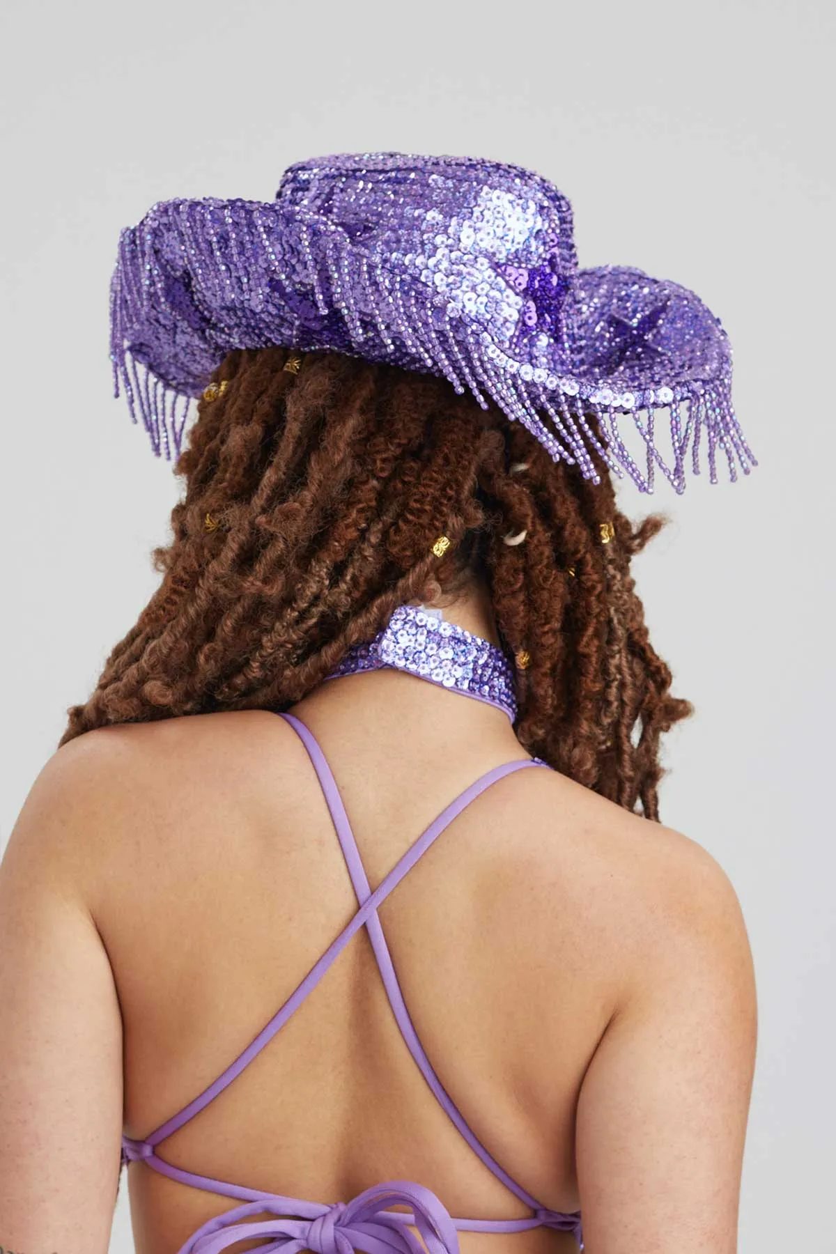 Lilac Stargazer Sequin Cowboy Hat