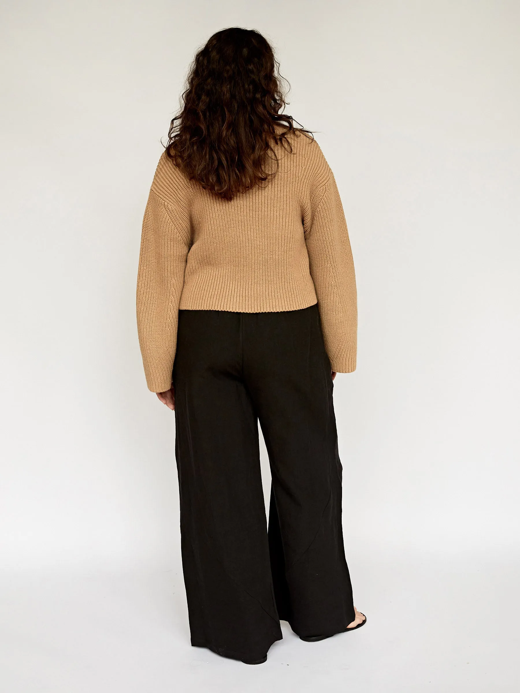 Linden Organic Cotton Cashmere Crop Knit