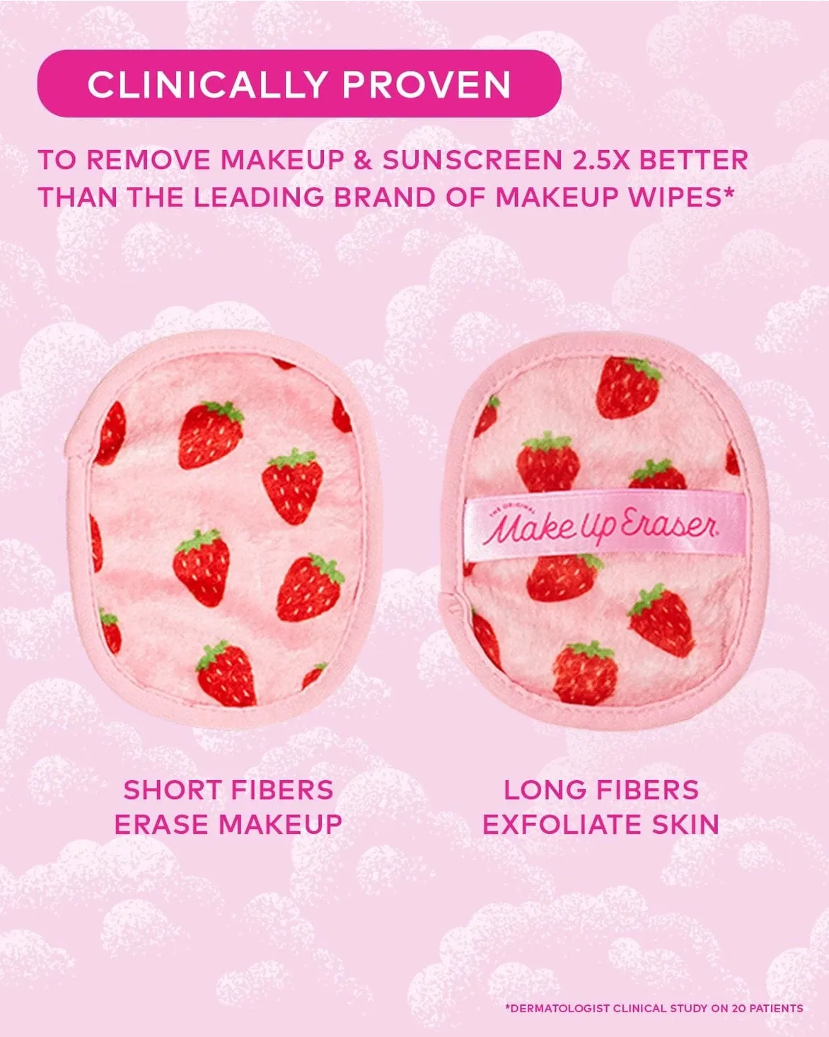 Makeup Eraser Strawberry Fields 7-Day Set