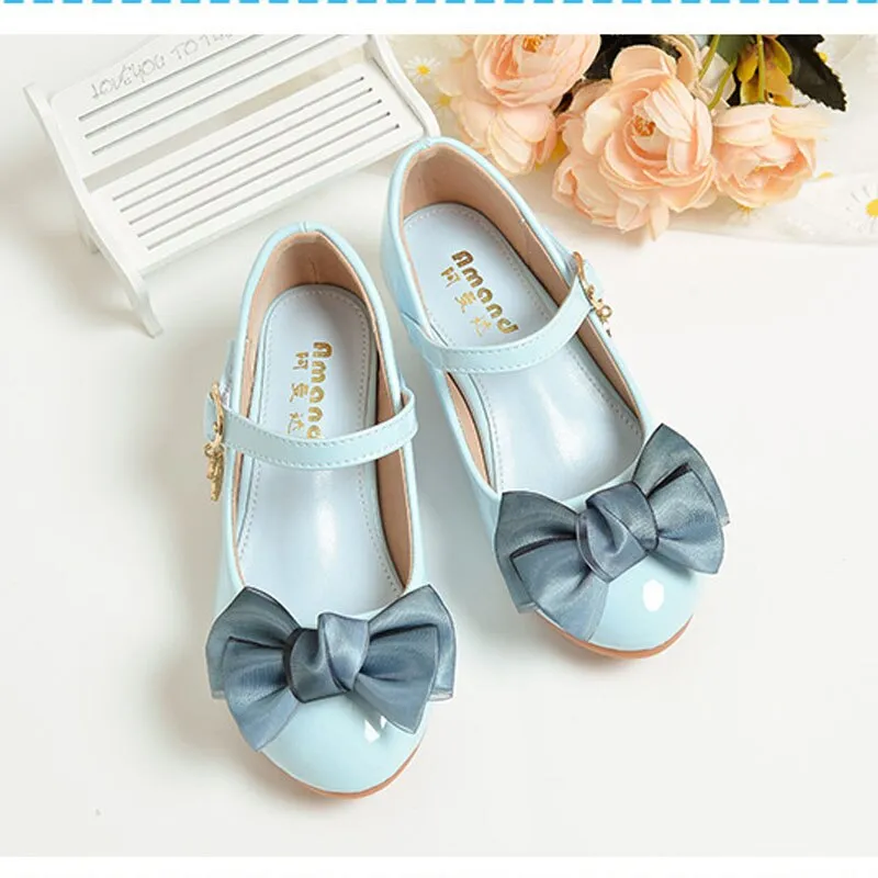 Mary Jane Bowtie Lace  Flats