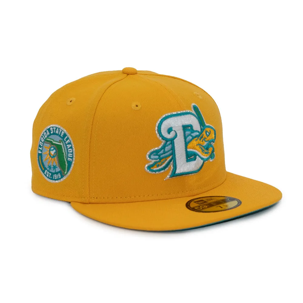 New Era Cap 59Fifty MiLB Daytona Tortuga FSL Side Patch Sunny Days Pack FRSH Exclusive