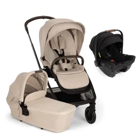 Nuna TRIV Next & PIPA Urbn Travel System - Biscotti