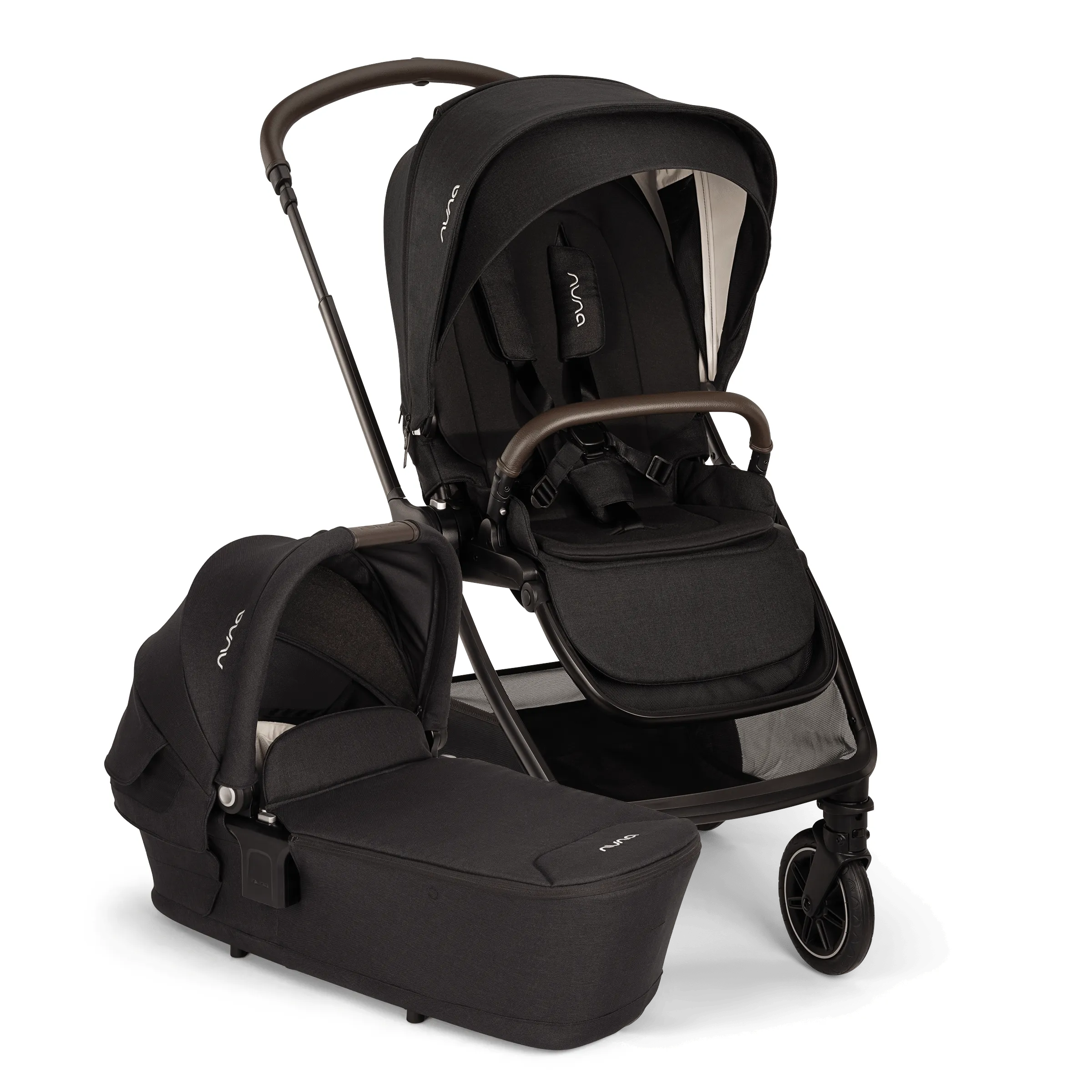 Nuna TRIV Next Stroller & Carrycot - Caviar