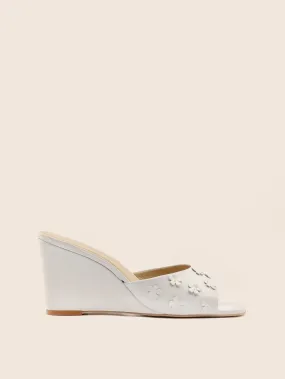 Olinda White Heel