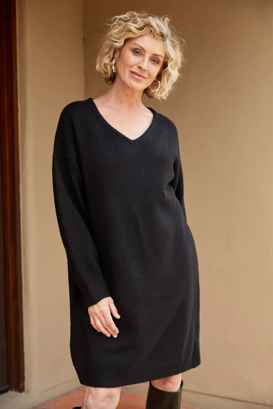 Paarl Midi Knit, Ebony