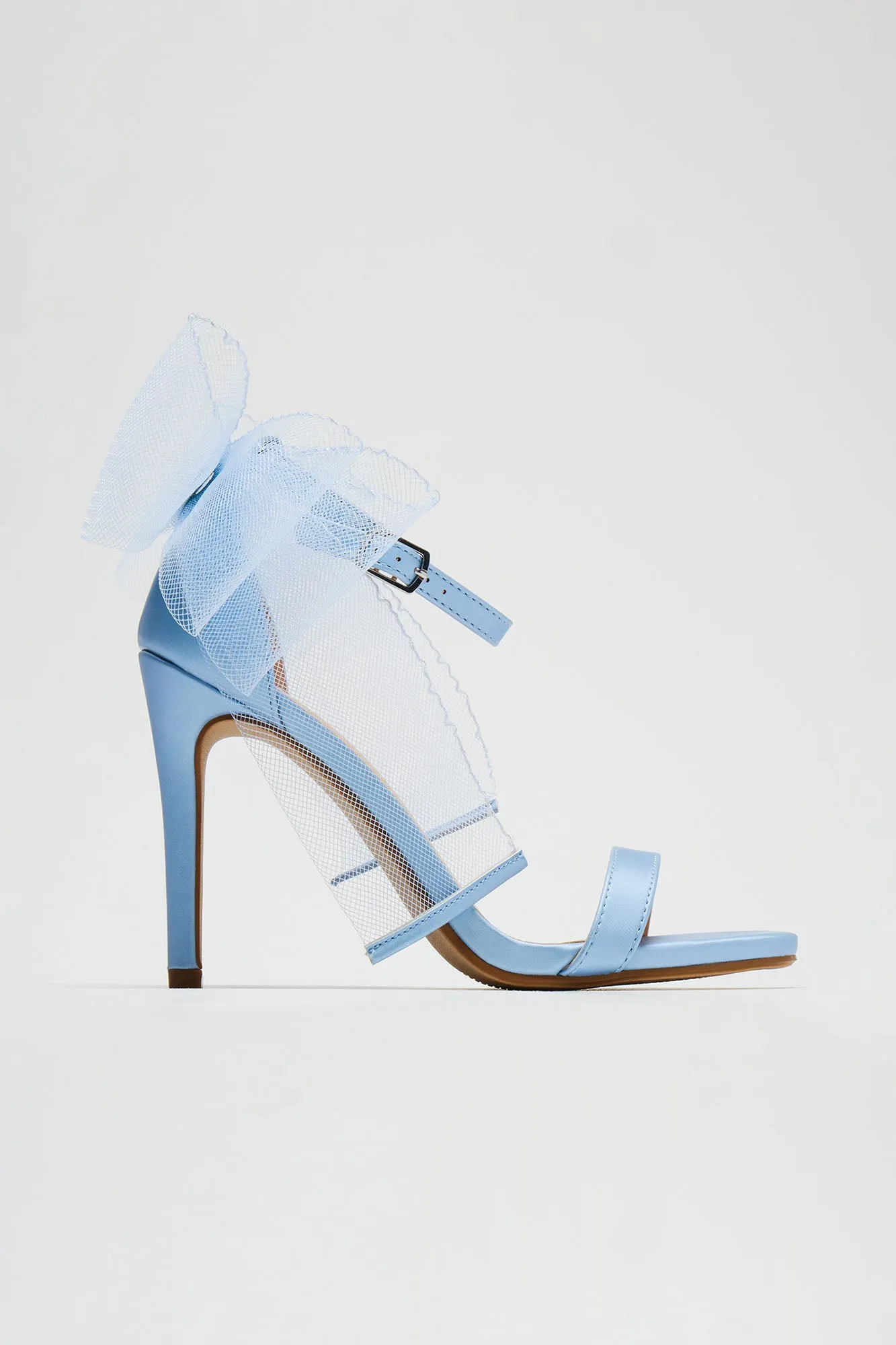 Say Yes Heeled Sandals - Light Blue