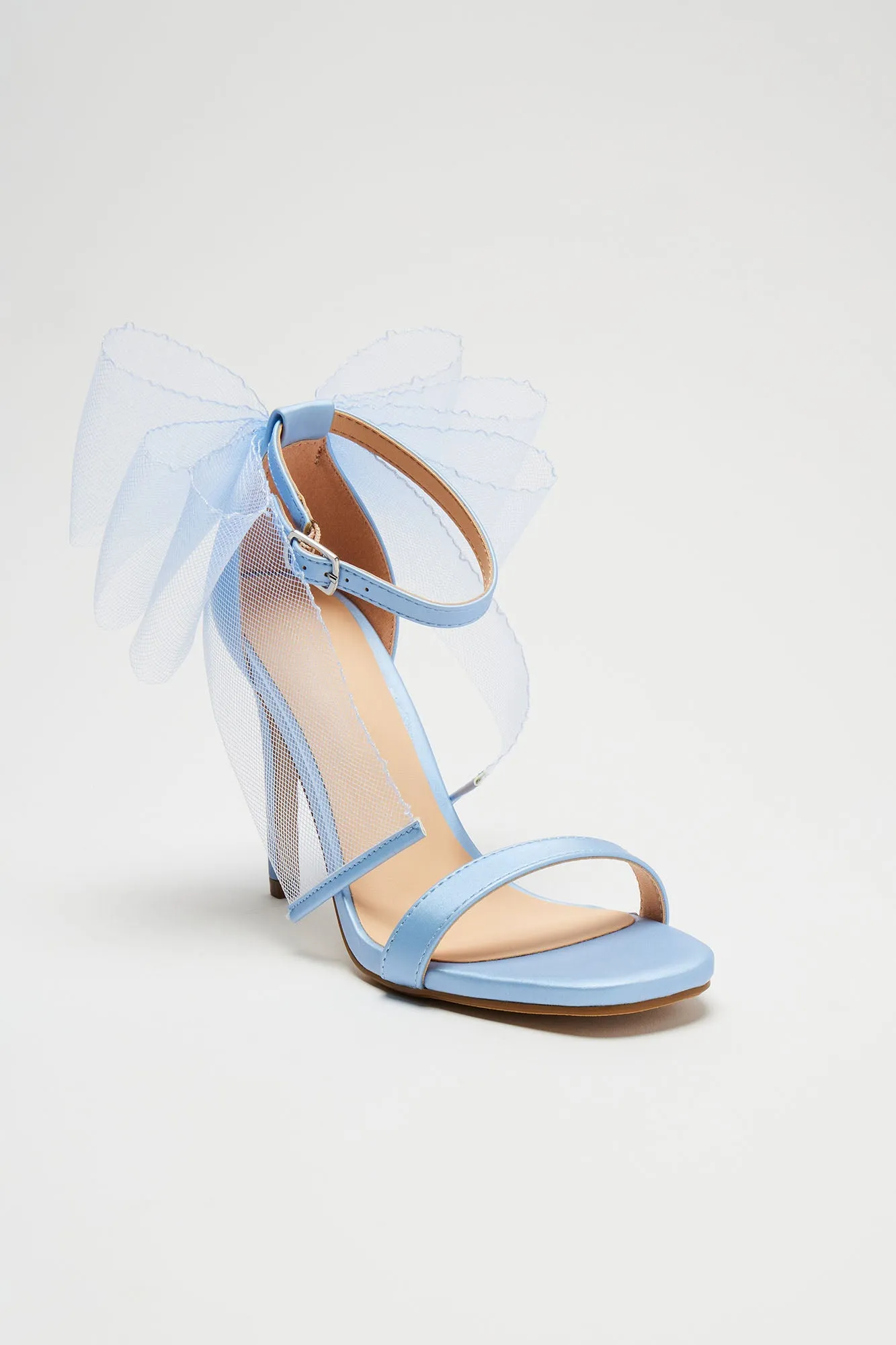 Say Yes Heeled Sandals - Light Blue