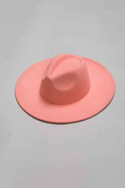 Solid Fedora Hat