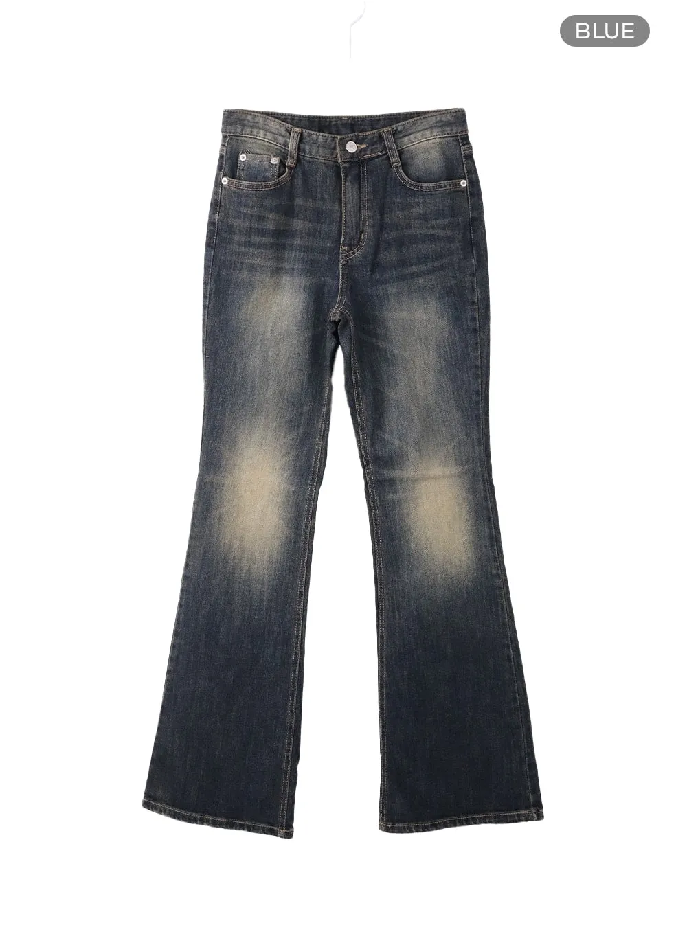 Swashed Slim Flared Jeans CF416