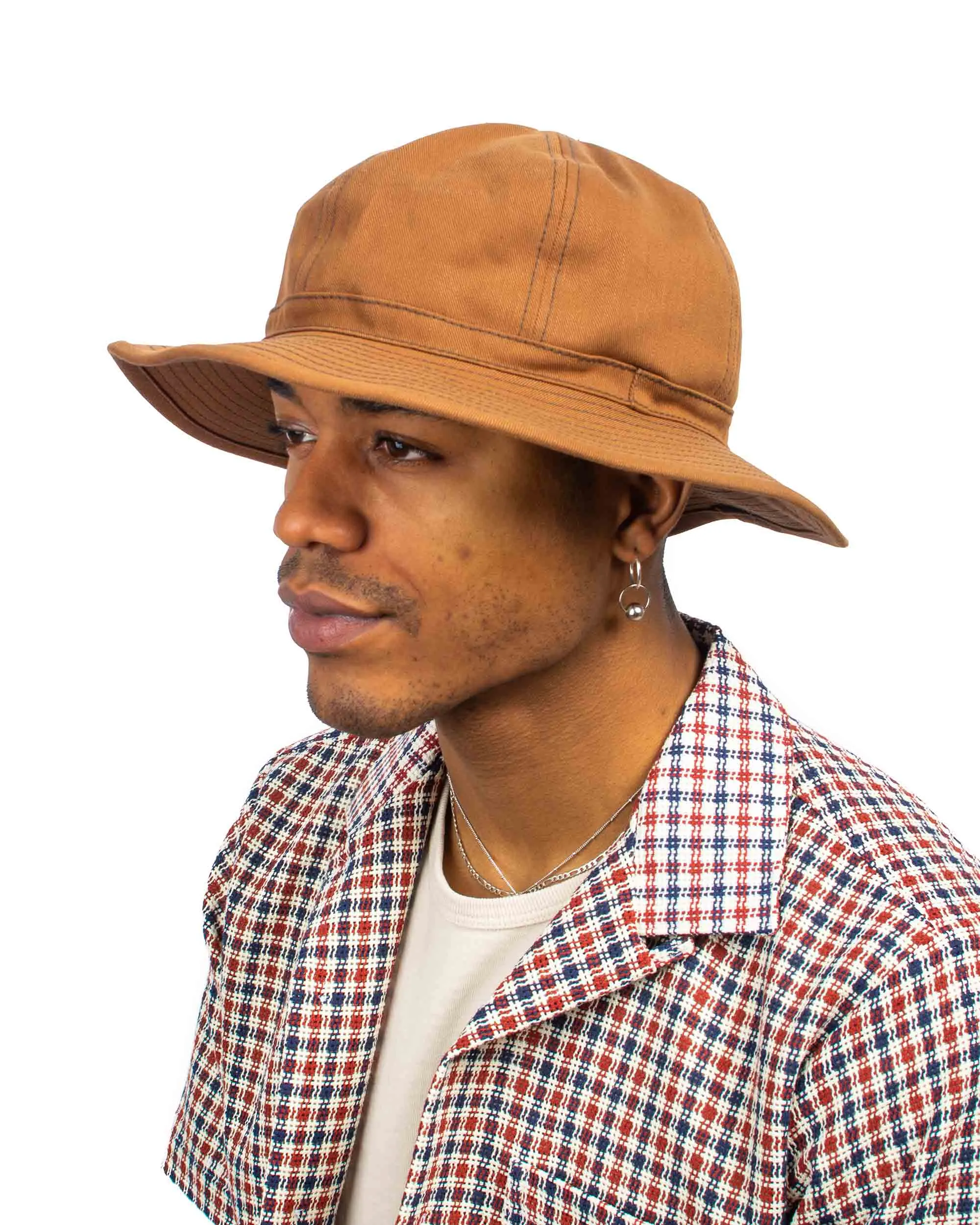 The Real McCoy's MA20004 WW1 Brown Fatigue Hat