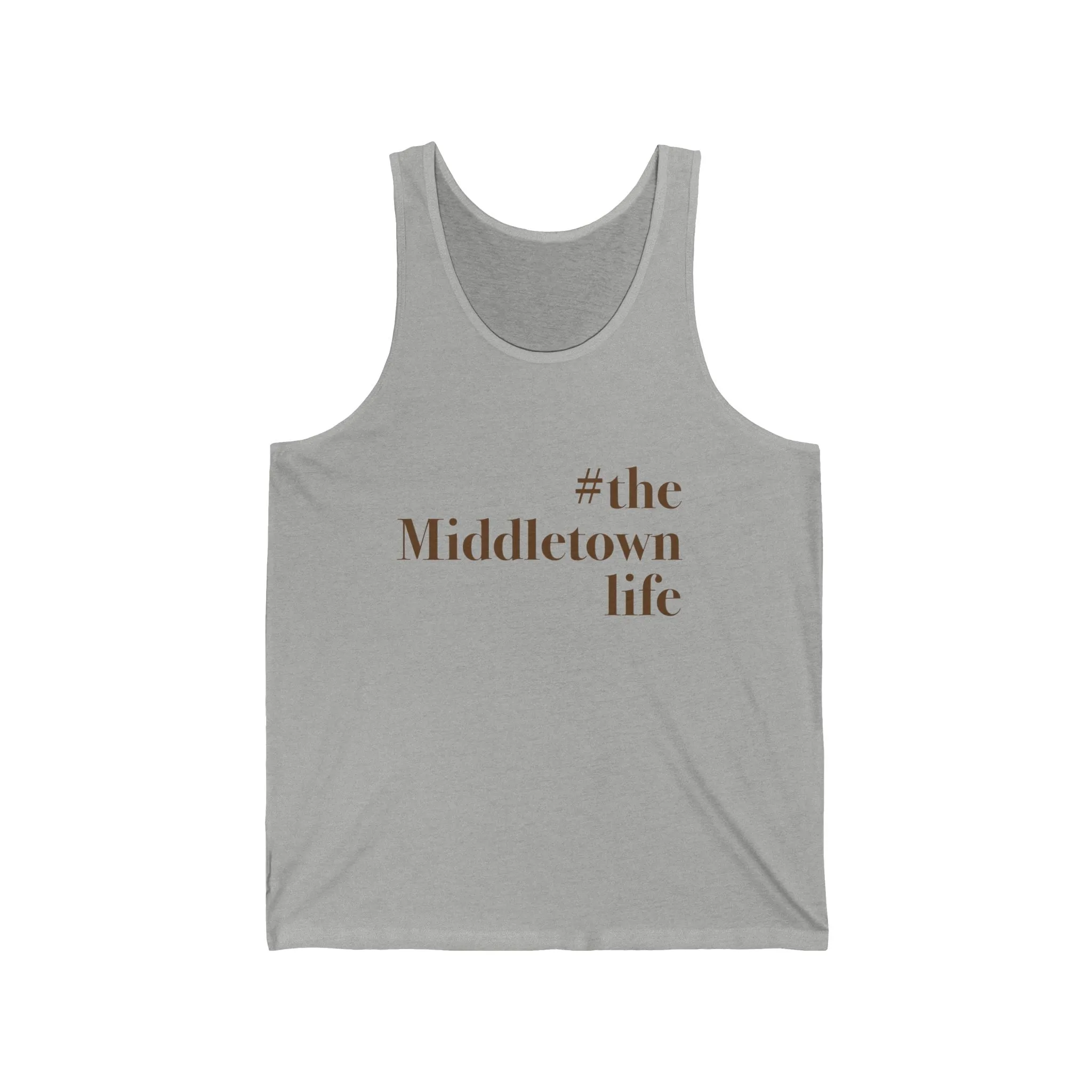 #themiddletownlife Unisex Jersey Tank